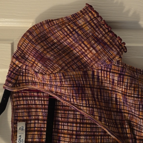 ARIZONA JEAN CO WOMEN'S JUNIORS SIZE PLUM CROP TOP SIZE XL - Picture 5 of 16